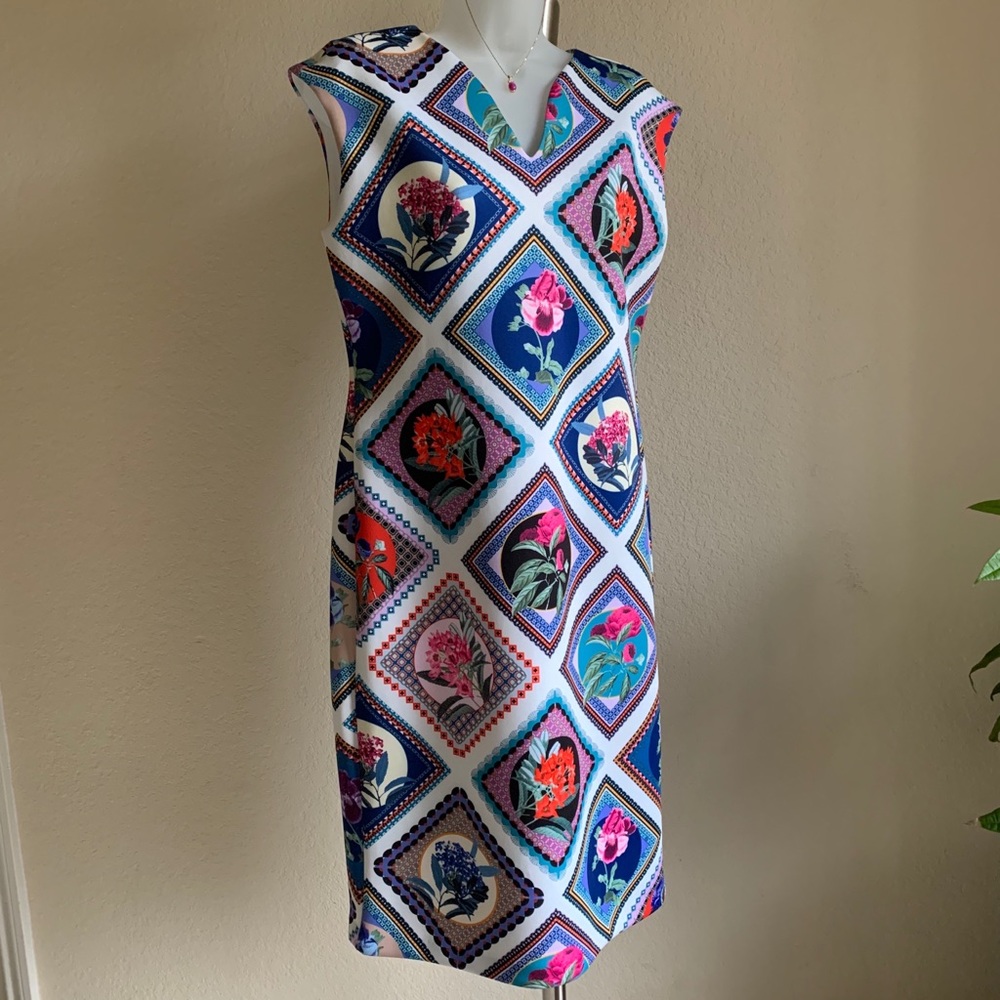NWT Tahari Floral Dress 10
